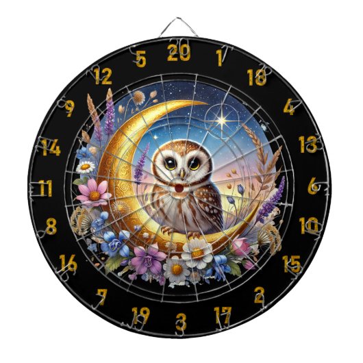 Uil wordt kampioen! dartbord (Voorkant)