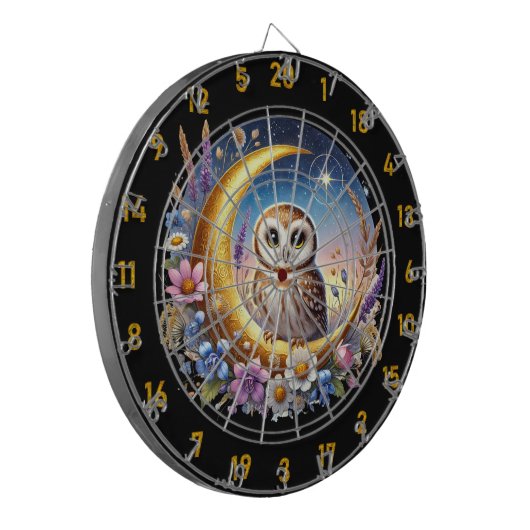 Uil wordt kampioen! dartbord (Voorkant Links)