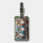 Uil zal altijd van je houden bagagelabel (Voorkant verticaal)