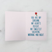 Uil zal altijd van je houden feestdagen kaart (Binnen)