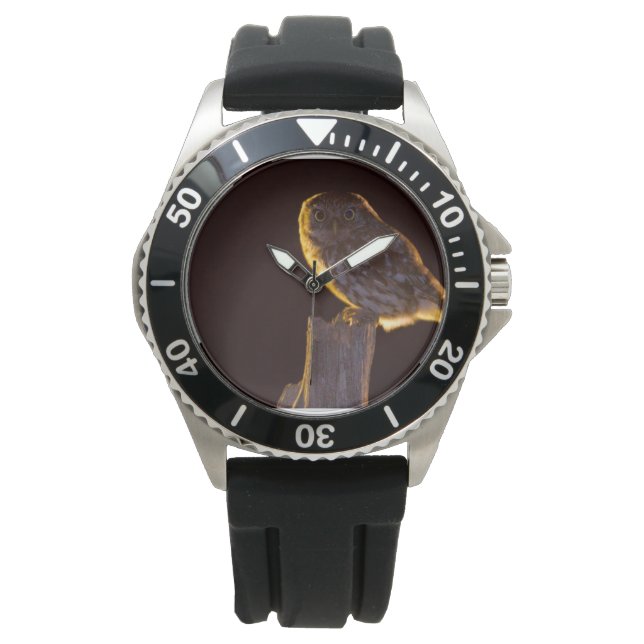 Uil Zie 11 Horloge (Voorkant)