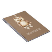 Uil Ziet U Boog Notitieboek (Rechterzijde)
