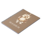 Uil Ziet U Boog Notitieboek (Linkerzijde)