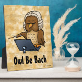 Uil zijn als Bach Fotoplaat (Zijkant)
