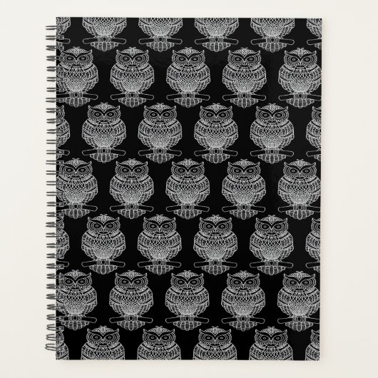Uil (zwart) - Planner (Voorkant)