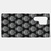 Uil (zwart) - Samsung Case Galaxy Hoesje (Achterkant horizontaal)