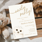 Uilachtige Baby Shower Kaart