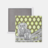 Uilen 11 magneet (Voorkant / Achterkant)