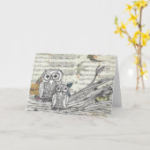 Uilen 22 de Kaart van Groeten (Gele Bloem)