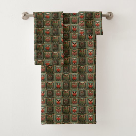 Uilen 2 bad handdoek (Insitu)