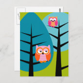 uilen 4 Briefkaart (Voorkant / Achterkant)