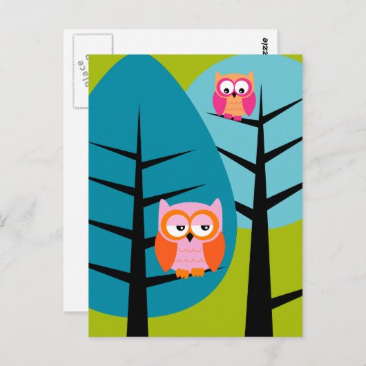 uilen 4 Briefkaart (Voorkant / Achterkant)