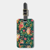 Uilen Bagagelabels (Voorkant verticaal)