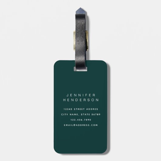 Uilen Bagagelabels (Achterkant verticaal)