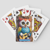 Uilen Bos Serenade Monogram kinder Oude Maid Spel Pokerkaarten (Achterkant)