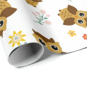 Uilen Cadeaupapier (Rol Hoek)