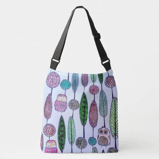 Uilen Crossbody Tas (Voorkant)