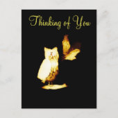 Uilen denken aan jou briefkaart (Voorkant)