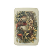 Uilen en elffeeën Natuur Illustratie Badmat (Voorkant Verticaal)