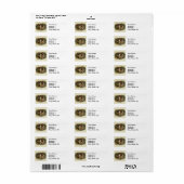 Uilen en elffeeën Natuur Illustratie Etiket (Full Sheet)