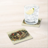 Uilen en elffeeën Natuur Illustratie Kartonnen Onderzetters (Insitu)