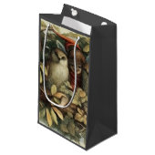 Uilen en elffeeën Natuur Illustratie Klein Cadeauzakje (Voorkant Gekanteld)