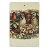 Uilen en elffeeën Natuur Illustratie Mini Klembord (Achterkant)