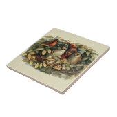 Uilen en elffeeën Natuur Illustratie Tegeltje (Zijkant)