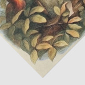 Uilen en elffeeën Natuur Illustratie Tissuepapier (Detail)