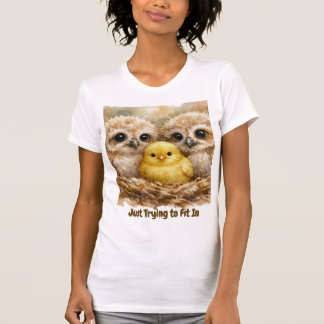 Uilen en Kuiken Aanpasbare T-Shirt