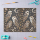 Uilen en manen Retro Decoupage Tissuepapier (Craft)