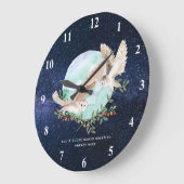 Uilen Gepersonaliseerd Grote Klok (Hoek)