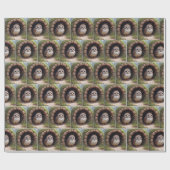 Uilen graven in een grot cadeaupapier (Vlak)