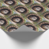 Uilen graven in een grot cadeaupapier (Hoek)