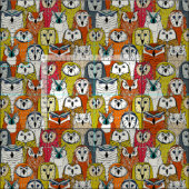 uilen herfst stof (Delen)