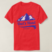 Uilen hoofd ski Quebec T-shirt (Design voorkant)