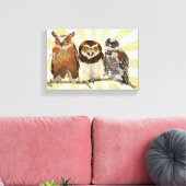 UILEN IN EEN RIJ Canvas Afdruk (Insitu (Woonkamer))