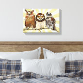 UILEN IN EEN RIJ Canvas Afdruk (Insitu (Slaapkamer))