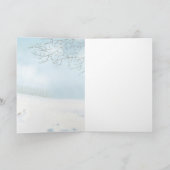 Uilen Kerst Feestdagen Kaart (Binnen)