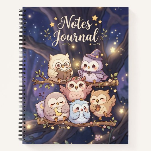 Uilen Notities Journal Notitieboek (Voorkant)