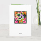 Uilen op kaart van de Verjaardag van de takken de (Achterkant)