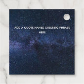 Uilen Persoonlijk gemaakt Bedankjes Labels (Achterkant)