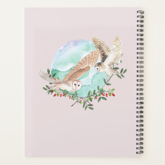 Uilen Persoonlijk gemaakt Planner (Achterkant)