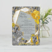 Uilen - Plant bladeren in Gray /Yellow 2021 kleure Kaart (Staand voorkant)