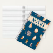 Uilen schattig notitieboek (Binnen)