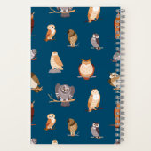 Uilen schattig notitieboek (Achterkant)