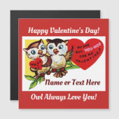  Uilen Valentijn Magnetische Kaart (Voorkant / Achterkant)