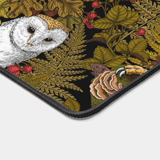 Uilen, varens, eik en bessen 2 bureaumat (Hoek)
