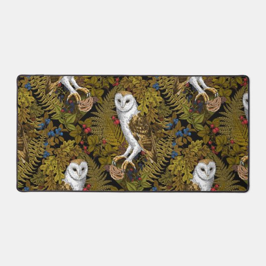 Uilen, varens, eik en bessen 2 bureaumat (Voorkant)