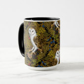 Uilen, varens, eik en bessen 2 mok (Voorkant links)